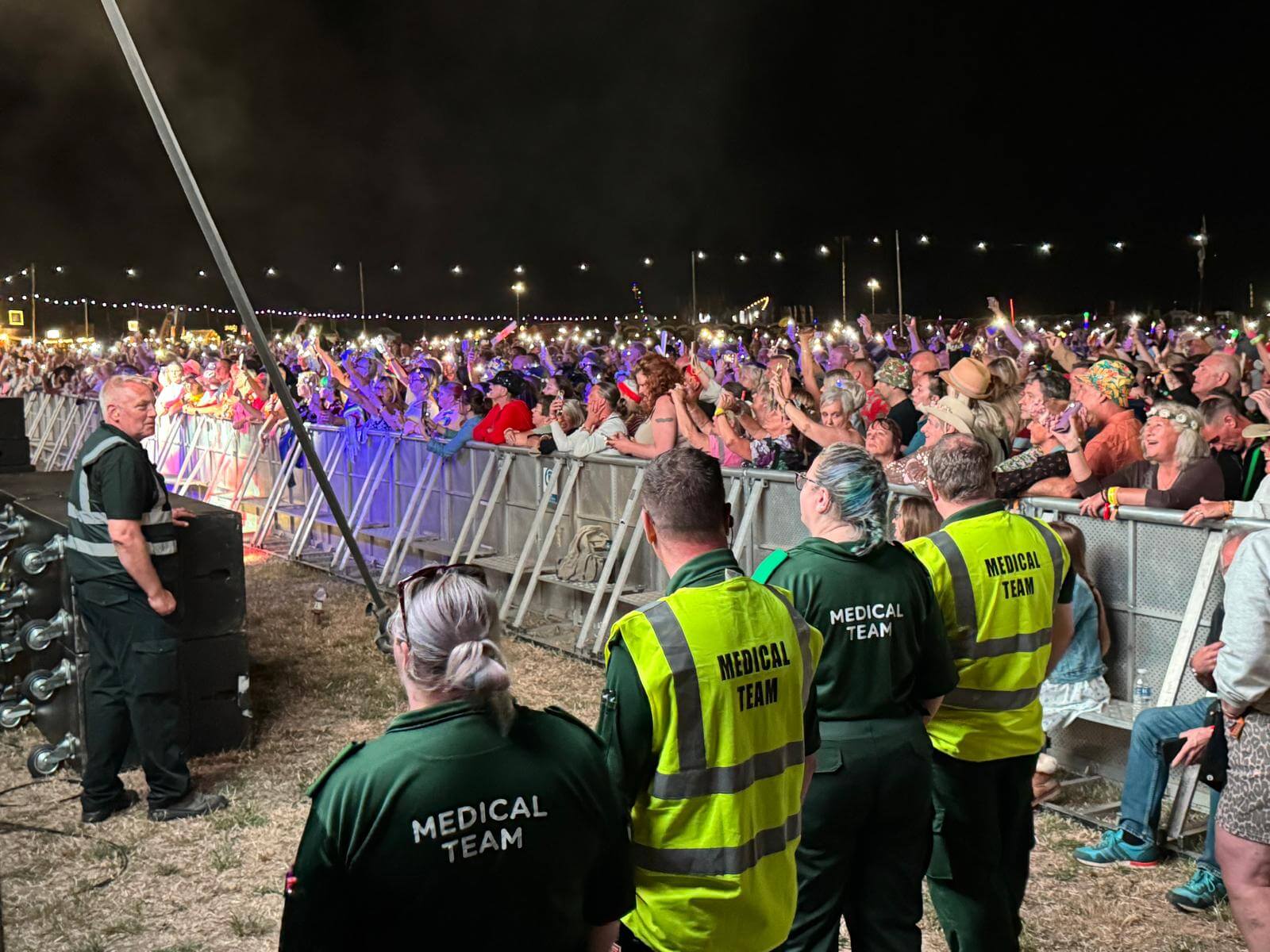 County Events and Medical team providing medical cover at a large event